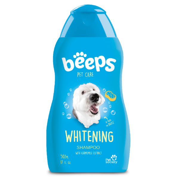 Beeps Shampoo Para Perro Blanco Pet Society - 502 ml